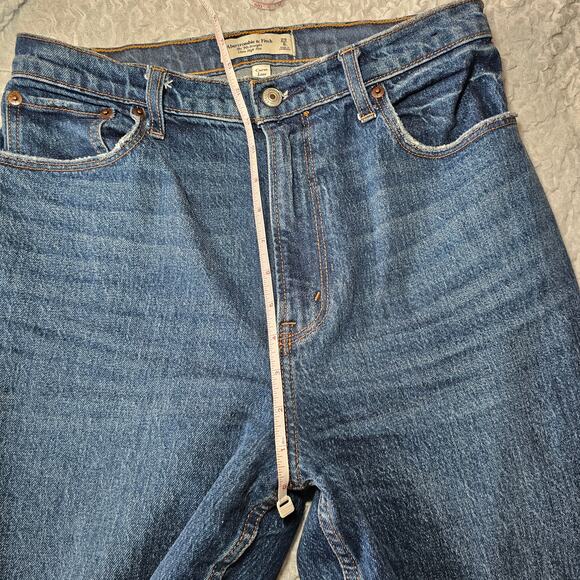 Abercrombie & Fitch Women's Skinny Jeans - Dark Blue - Picture 6 of 8